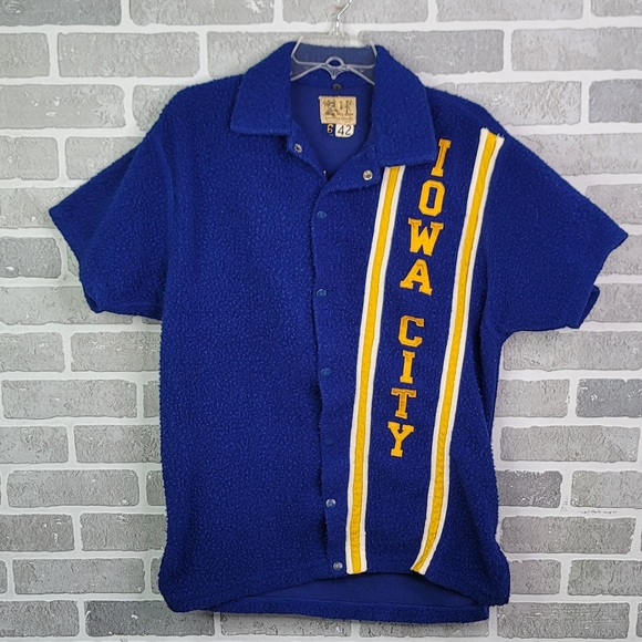 John Wilson Sporting Goods Iowa City Regina Vintage Basketball Warm Up Men's 42 - Picture 8 of 16